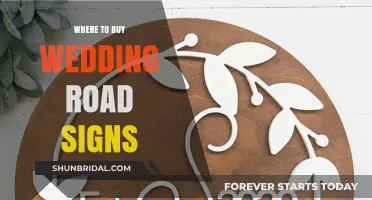 Top Places to Purchase Custom Wedding Road Signs Online