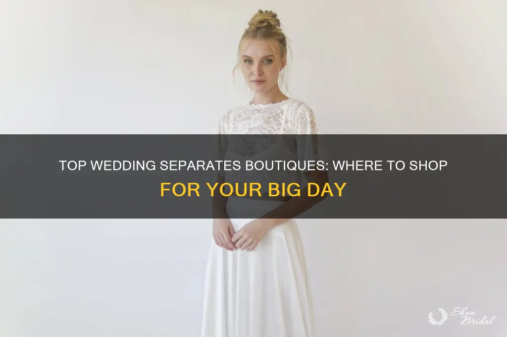 where to buy wedding separates