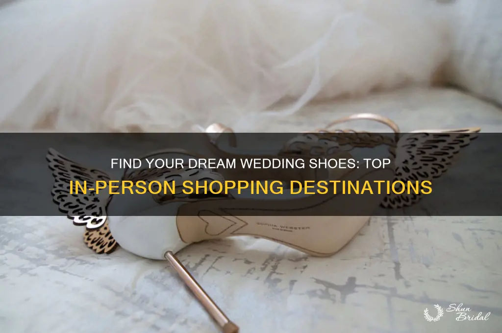 where to buy wedding shoes in person