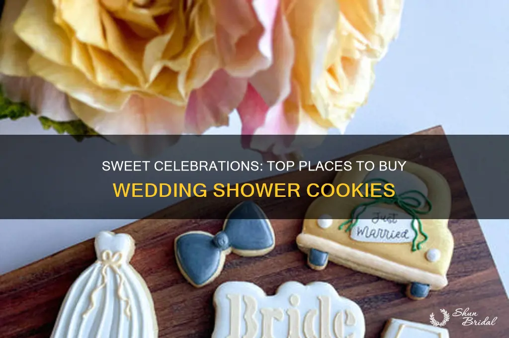 where to buy wedding shower cookies