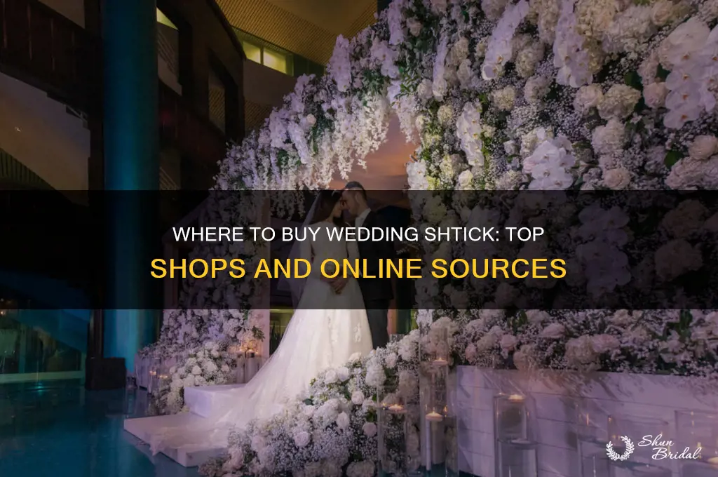 where to buy wedding shtick