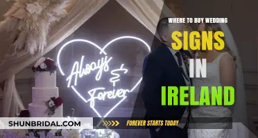 Top Wedding Sign Shops in Ireland: Where to Buy Yours