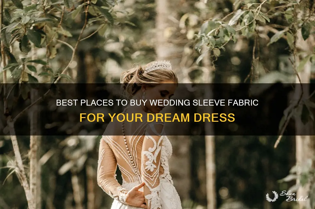 where to buy wedding sleever fabcric