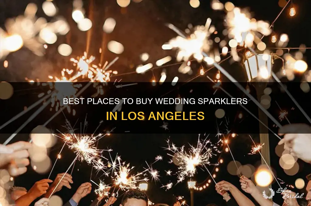 where to buy wedding sparklers in los angeles