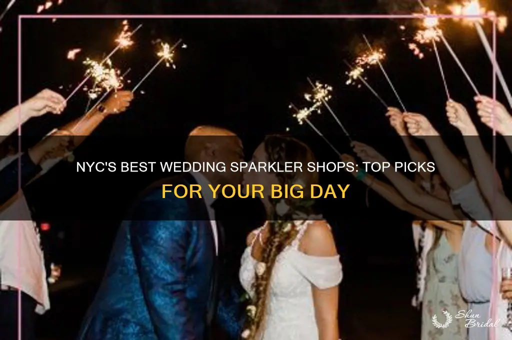where to buy wedding sparklers in nyc