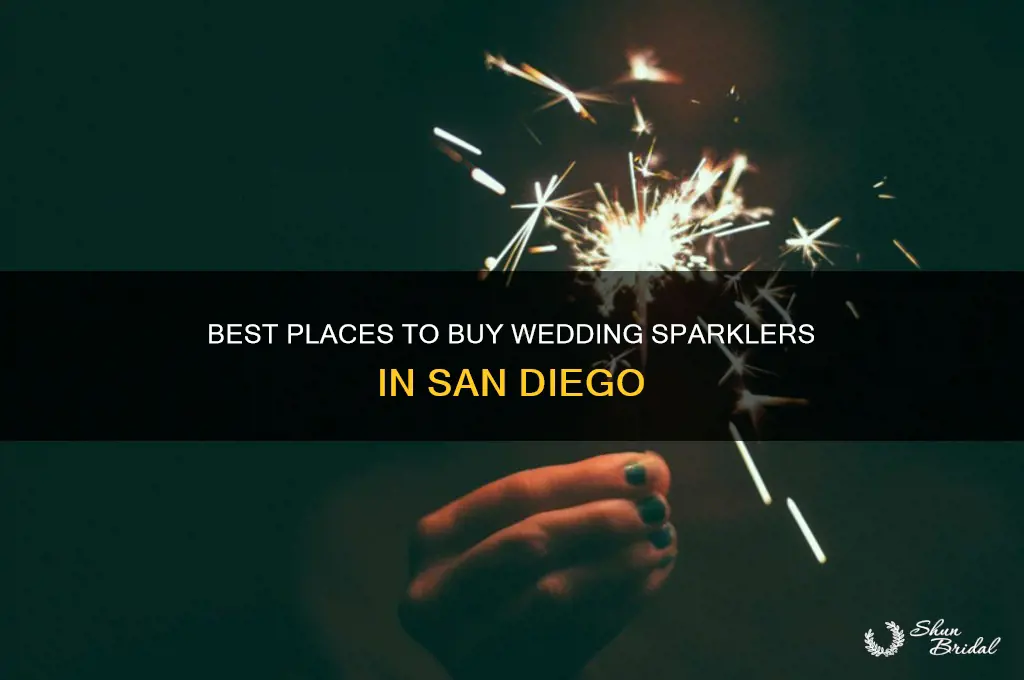 where to buy wedding sparklers in san diego