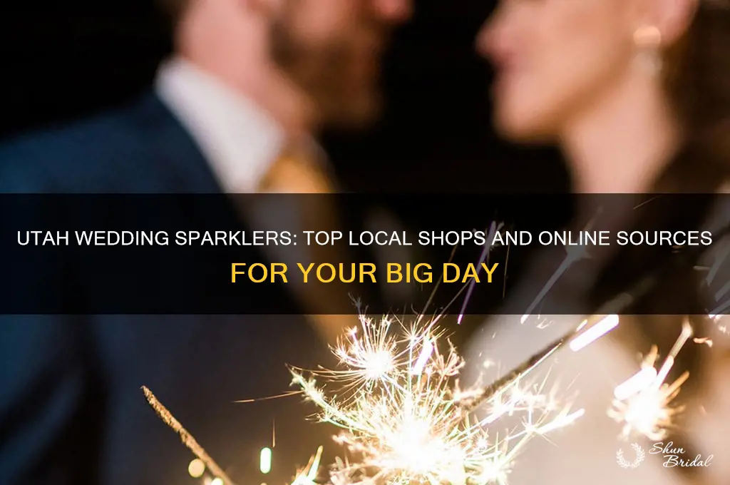 where to buy wedding sparklers in Utah