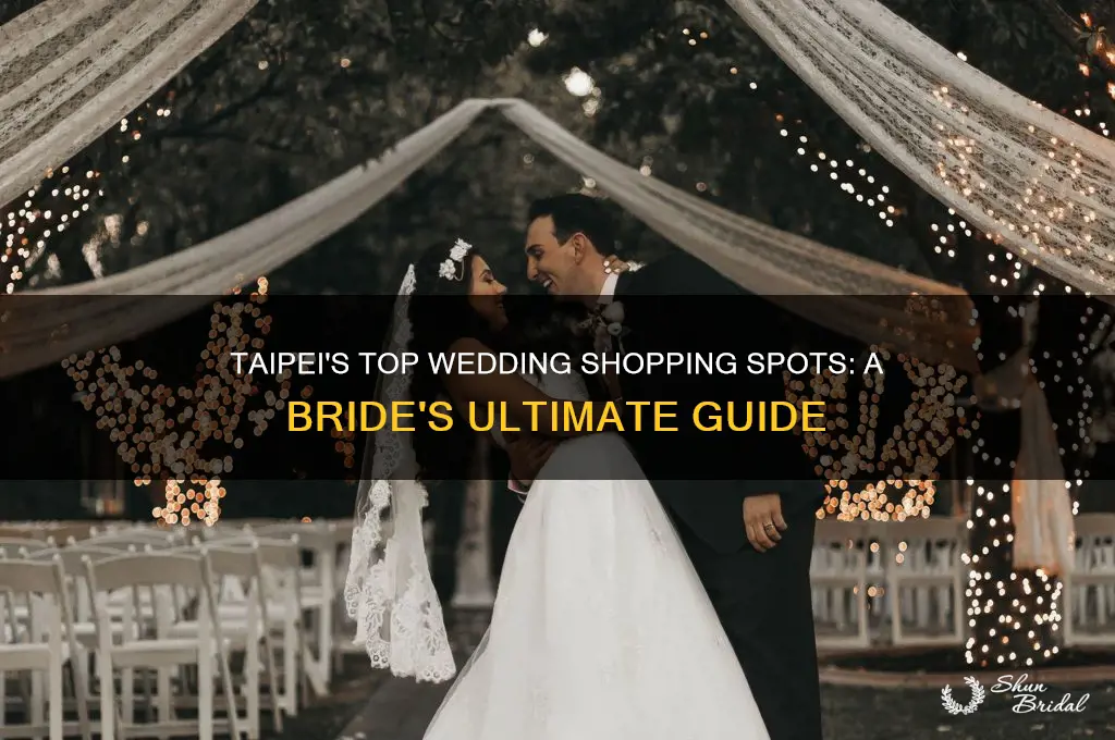 where to buy wedding stuff in taipei