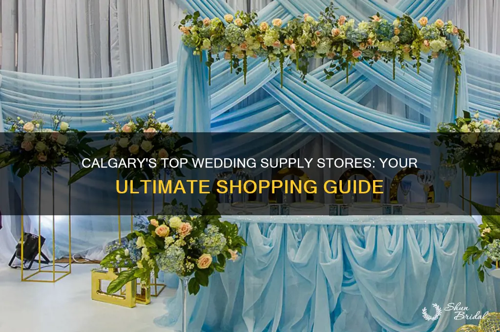 where to buy wedding supplies in calgary