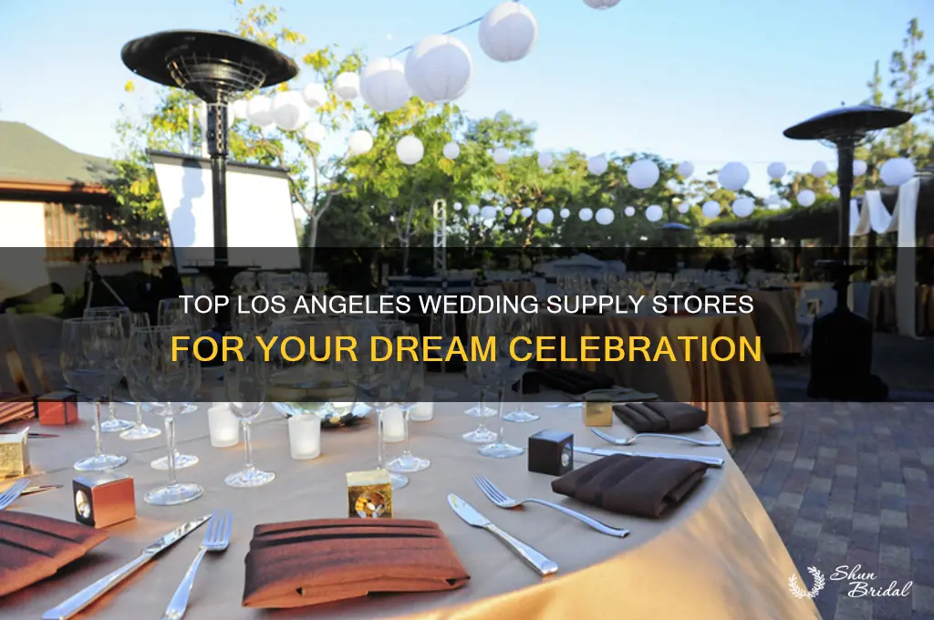 where to buy wedding supplies in los angeles