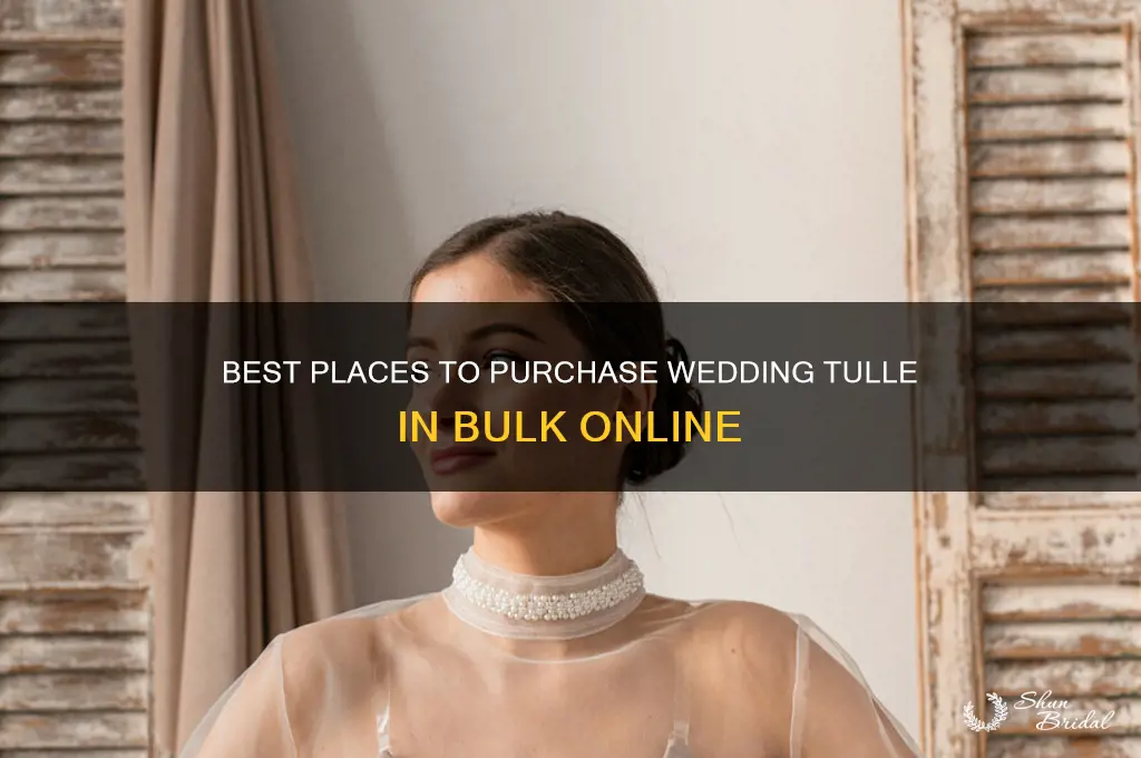 where to buy wedding tulle in bulk