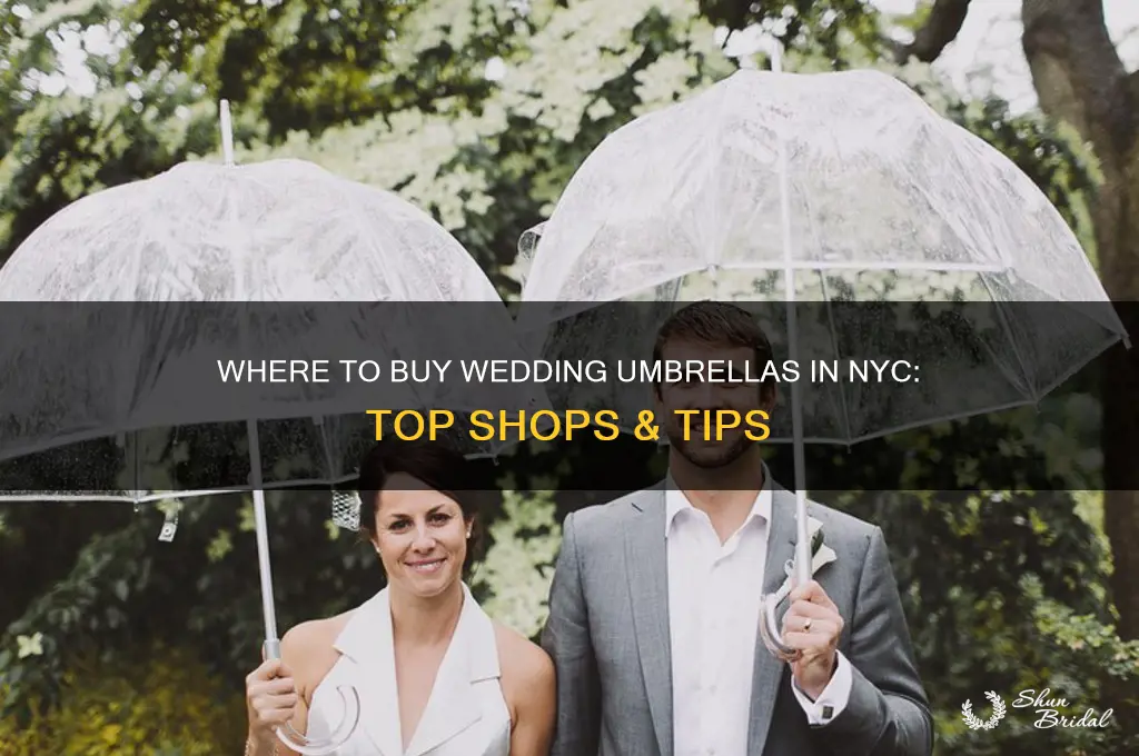 where to buy wedding umbrellas nyc