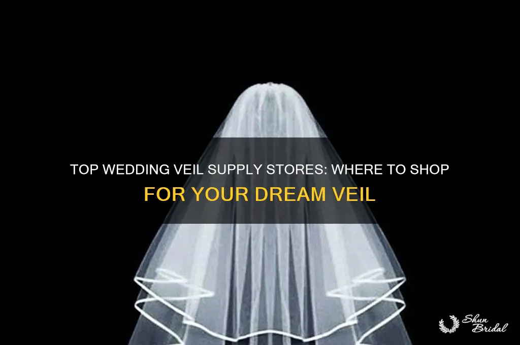 where to buy wedding veil supplies