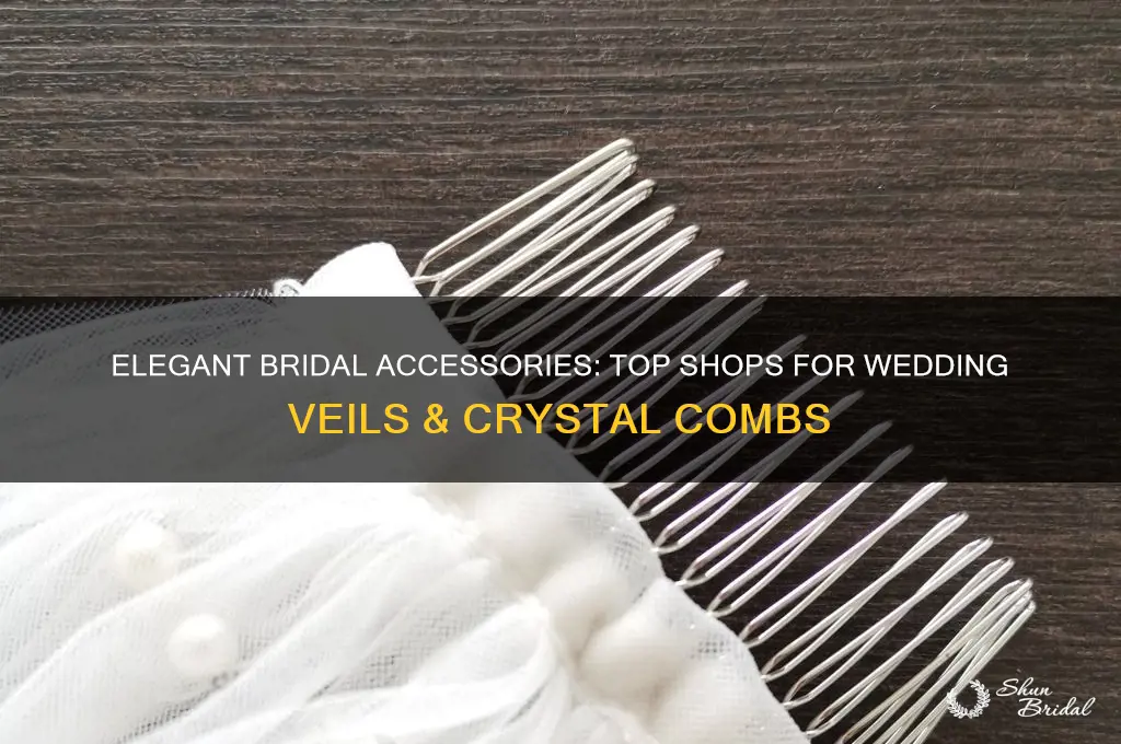 where to buy wedding veils and crystal combs