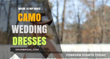 White Camo Wedding Dresses: Where to Buy Guide