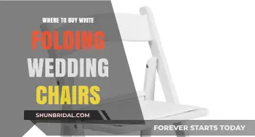 Best Places to Purchase White Folding Wedding Chairs for Your Big Day