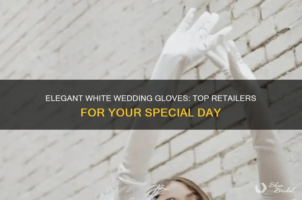 where to buy white gloves wedding