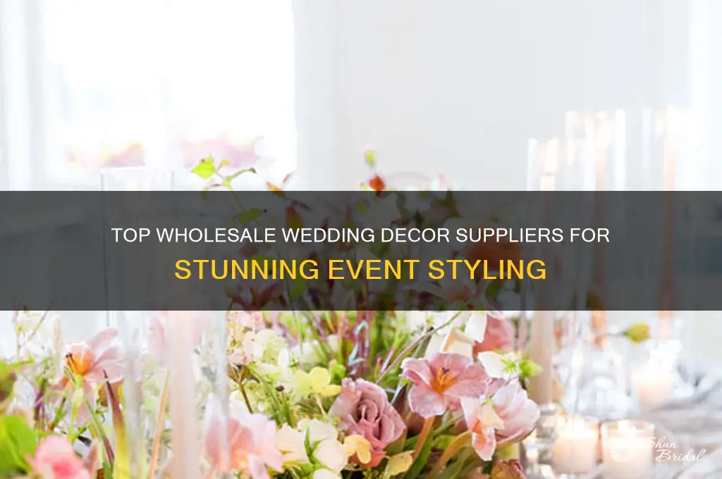 where to buy wholesale wedding decor