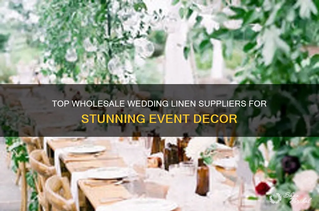 where to buy wholesale wedding linens