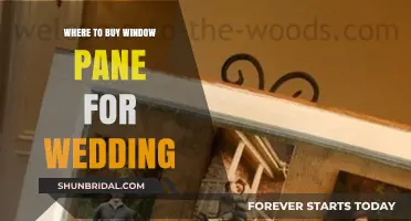 Elegant Window Pane Decor: Top Places to Buy for Your Wedding