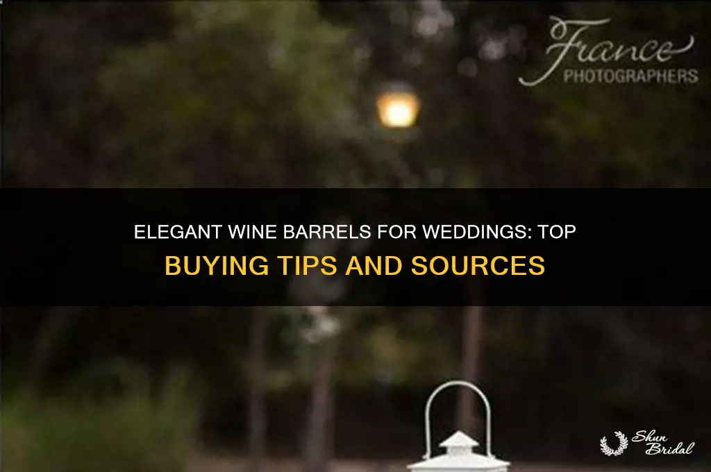where to buy wine barrels for wedding