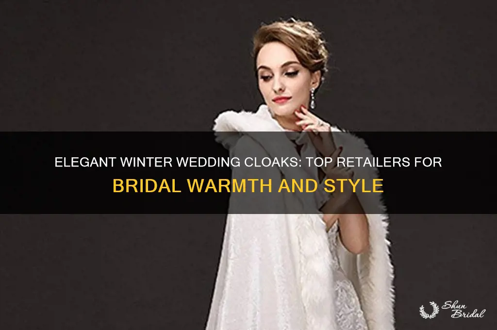 where to buy winter wedding cloak