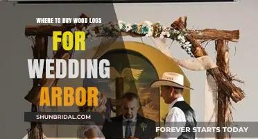 Best Places to Buy Wood Logs for Your Wedding Arbor