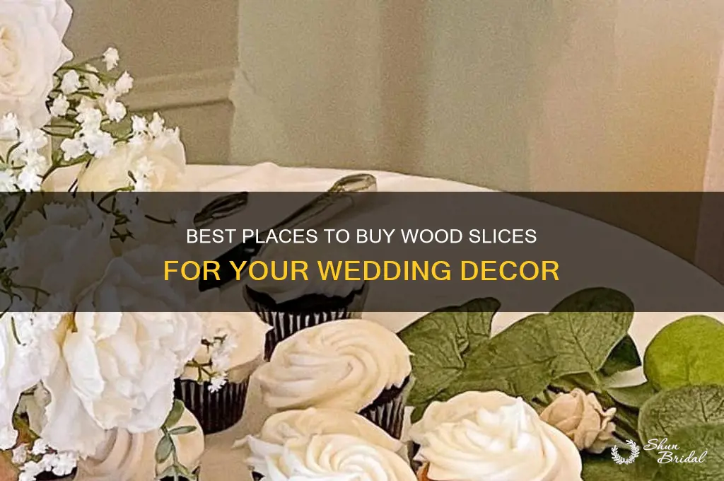 where to buy wood slices for wedding