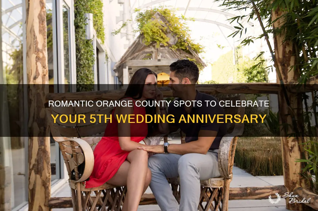 where to celebrate 5th wedding anniversary orange county ca