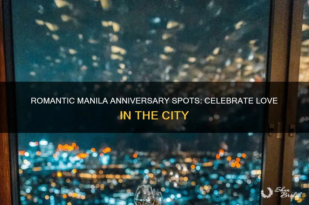 where to celebrate wedding anniversary in manila
