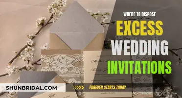 Dispose of Excess Wedding Invites: Creative and Eco-Friendly Ways