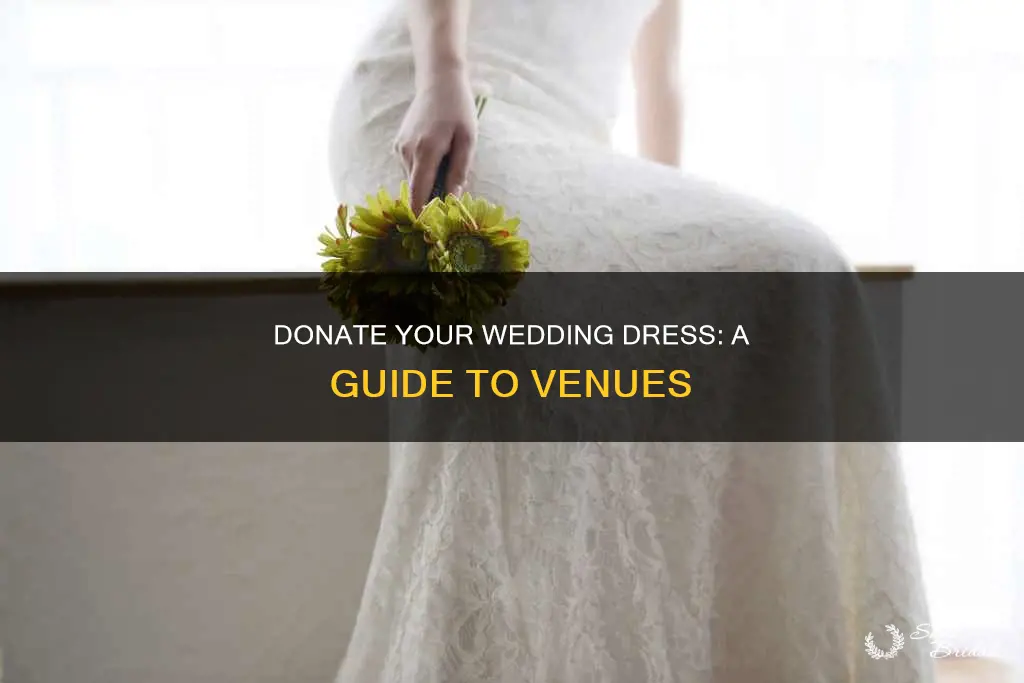 where to dknate a wedding dress