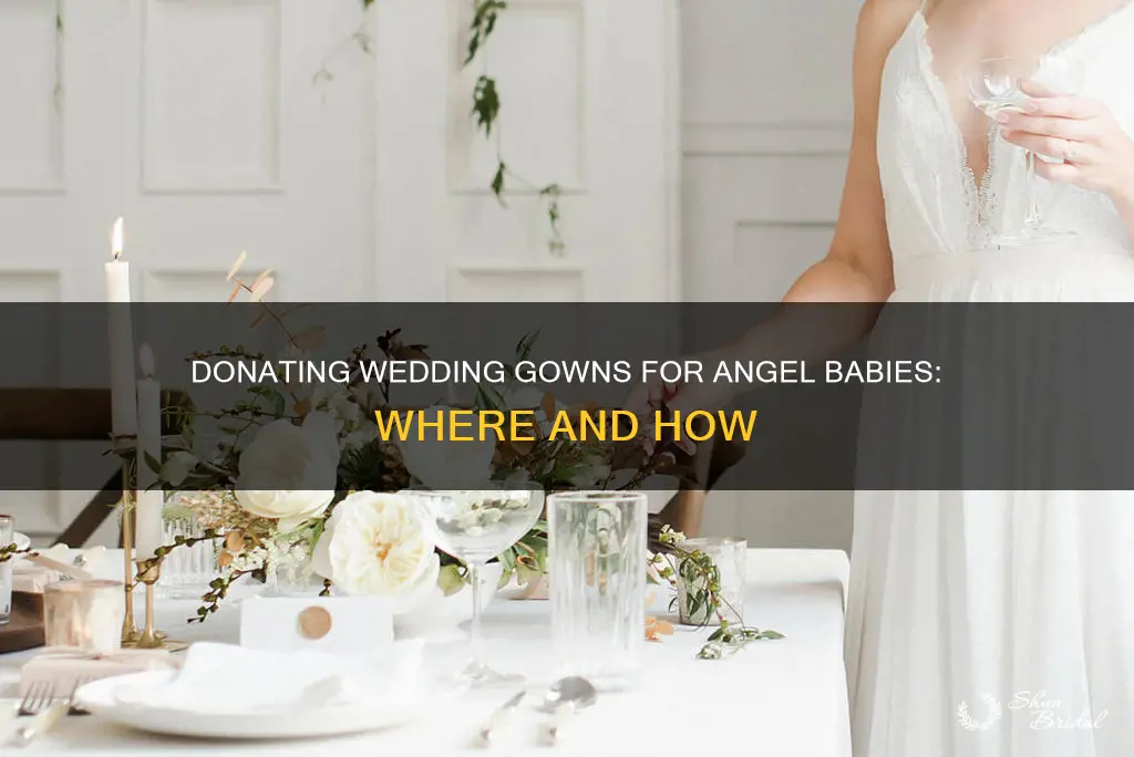 where to donate a wedding dress for angel babies