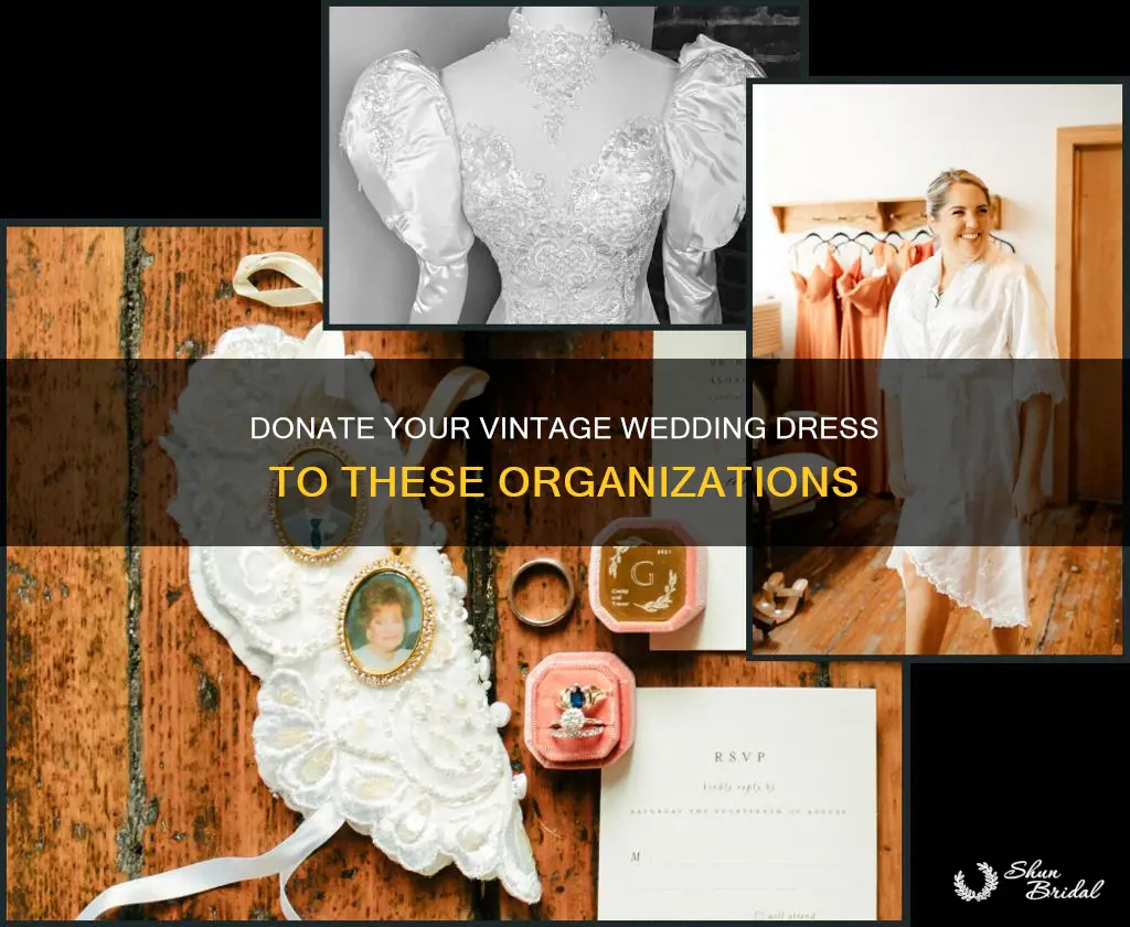 where to donate vintage wedding dress
