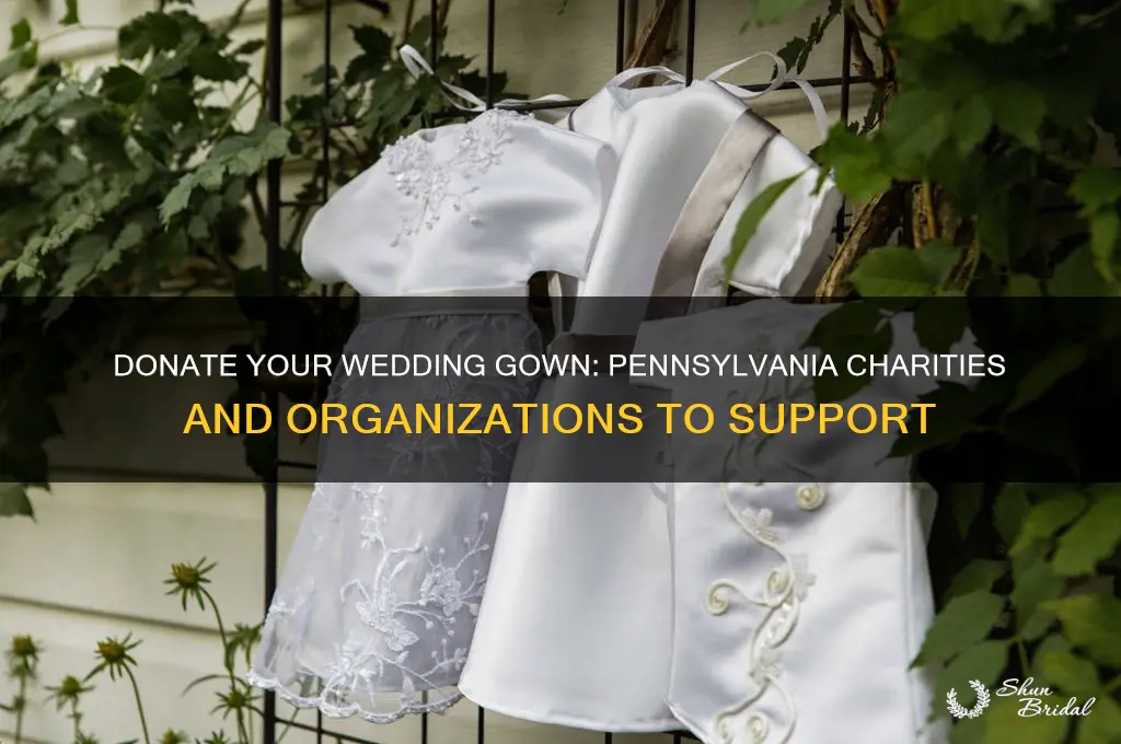 where to donate wedding gowns in Pennsylvania
