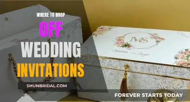 Wedding Invitation Drop-off: Convenient and Creative Places to Consider