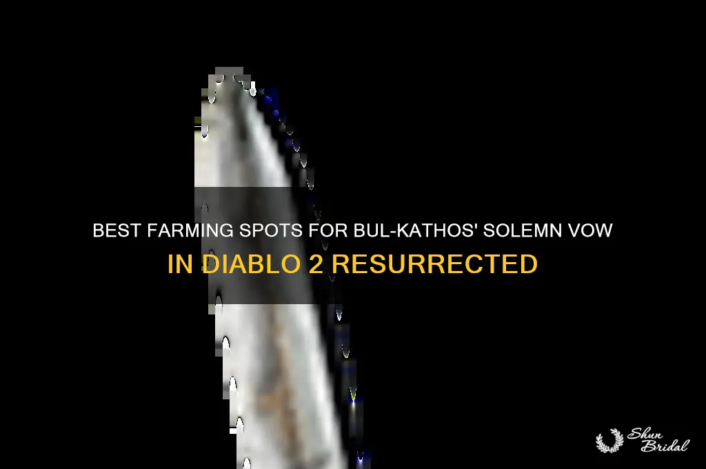 where to farm bul kathos solemn vow