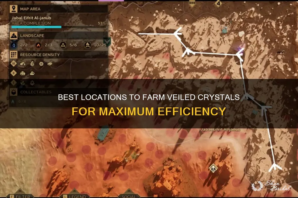 where to farm veiled crystals