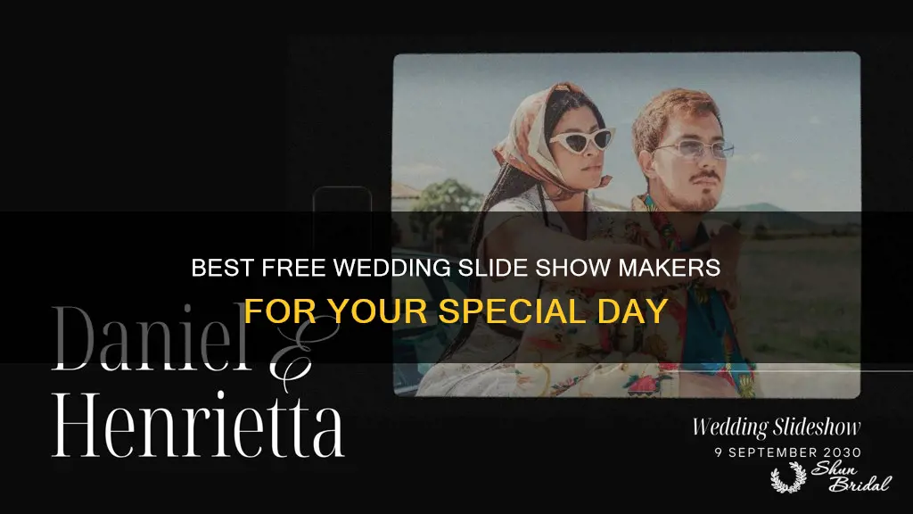 where to find a free wedding slide show maker