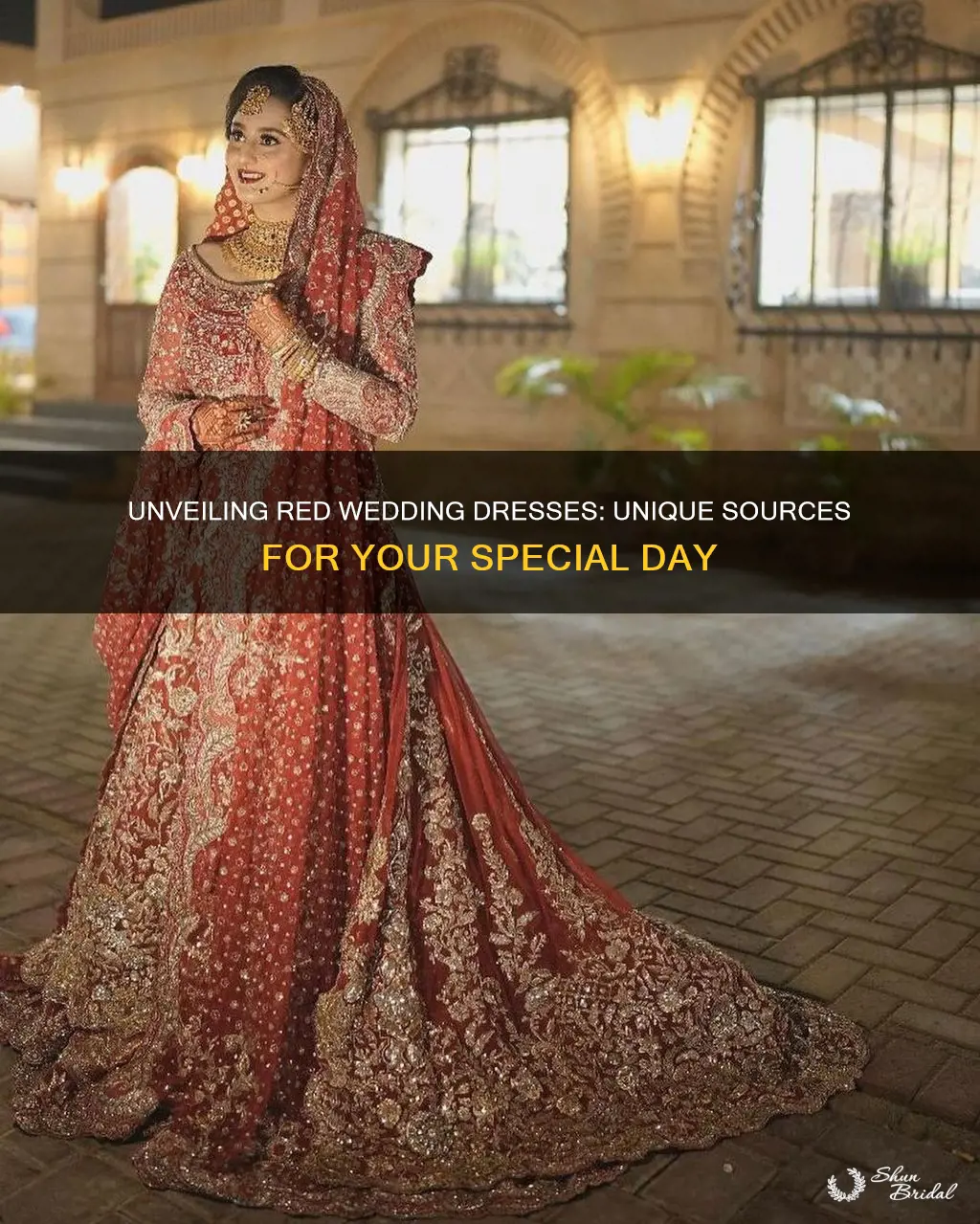 where to find a red wedding dress