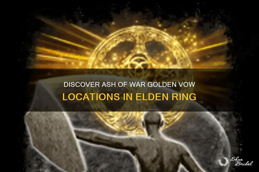 where to find ash of war golden vow