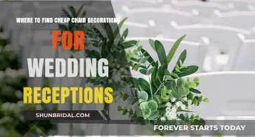 Affordable Chair Decor Ideas for Your Wedding Reception