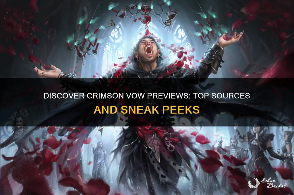 where to find crimson vow previews