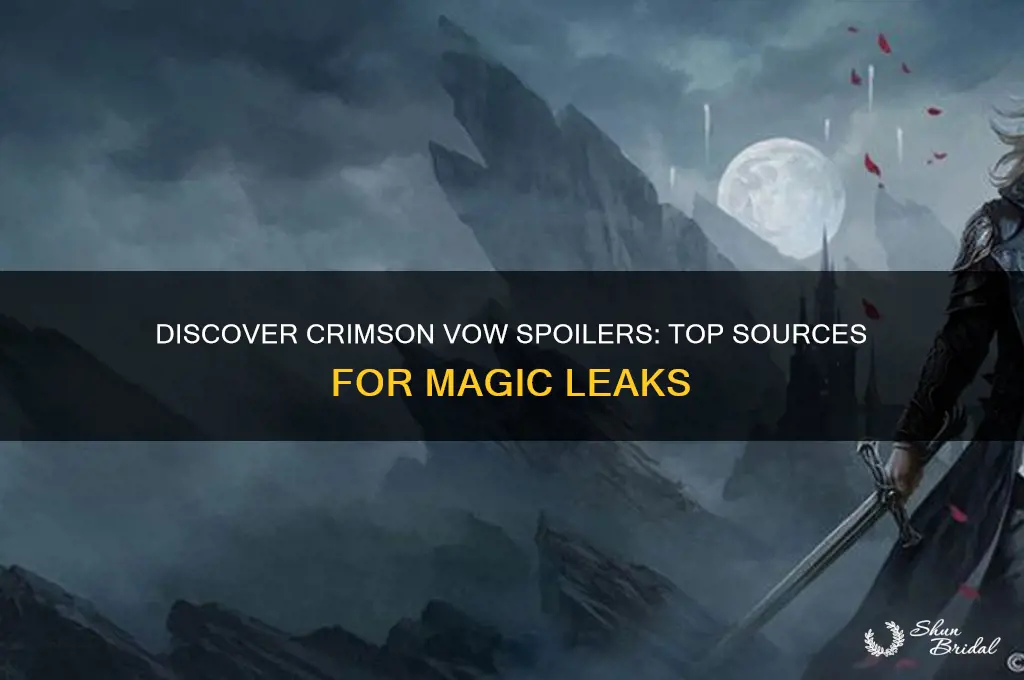 where to find crimson vow spoilers