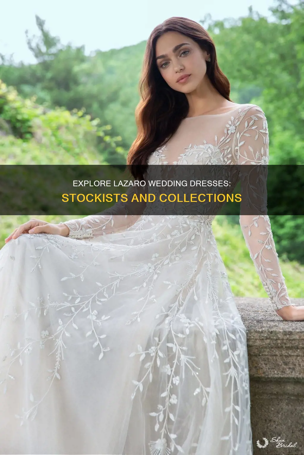 where to find lazaro wedding dresses