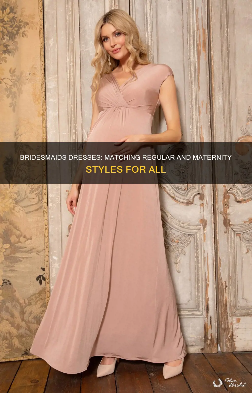 where to find matching bridesmaids dresses regular and maternity