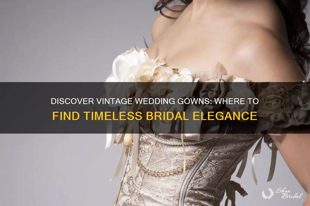 where to find old wedding gowns