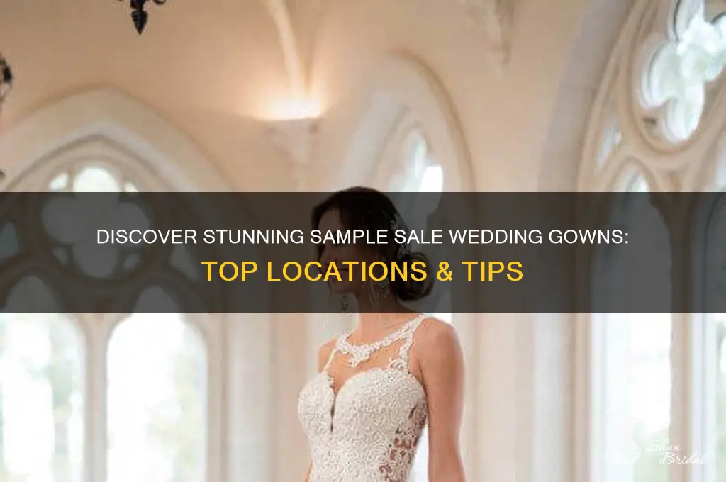 where to find sample sale wedding gowns