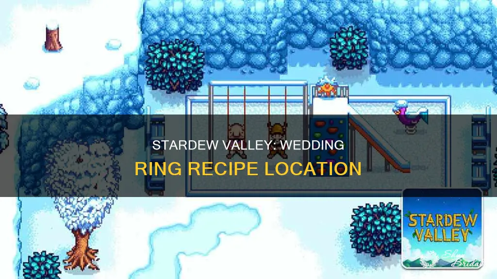 where to find the wedding ring recipe in stardew