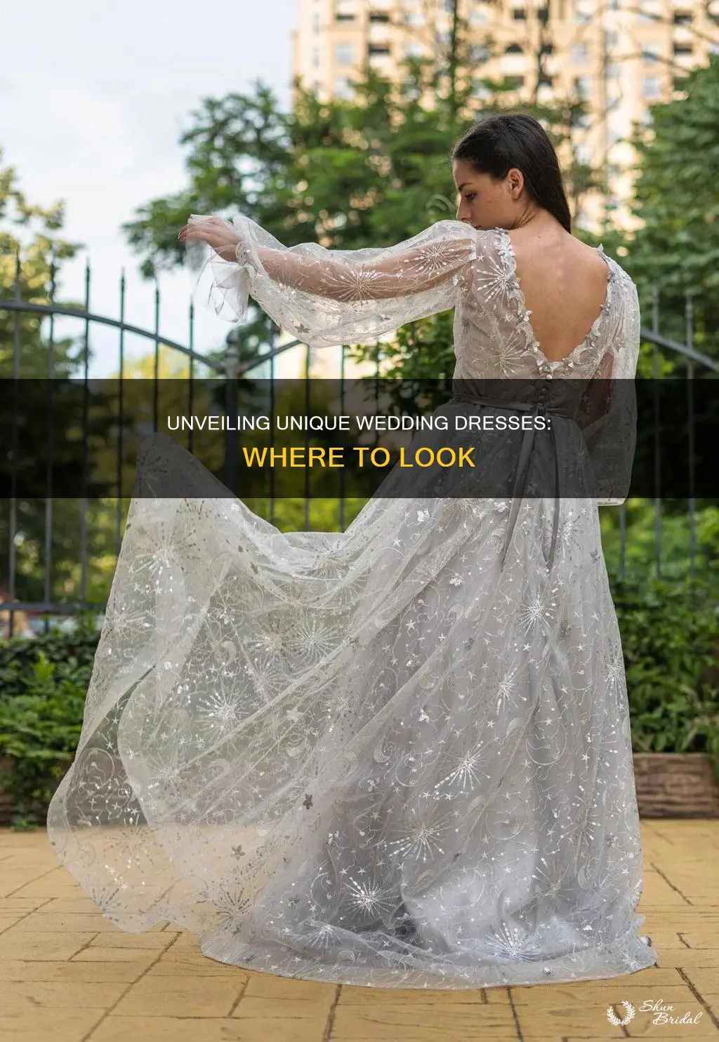 where to find unique wedding dresses